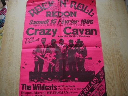 crazy cavan, concert a redon (35) en 1986