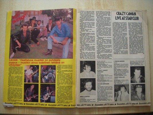 rare revue, crazy cavan , en finlande 